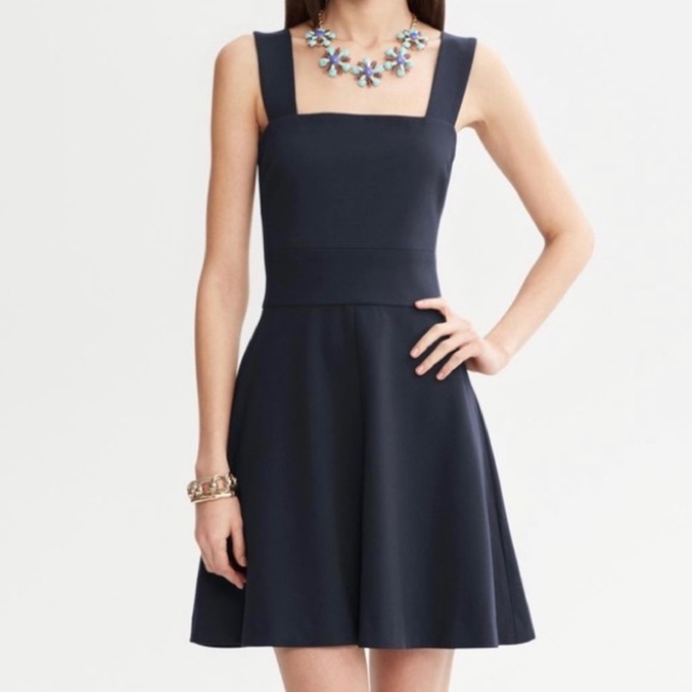 Banana Republic Navy Blue Milly Work/Office Dress